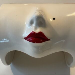 Cream Toilet Paper Holder